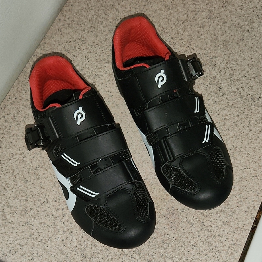 Womens Black Peloton Cycling Shoes